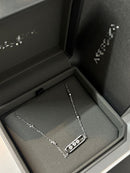 Silver Diamond Necklace DN78569 - TUZZUT Qatar Online Shopping