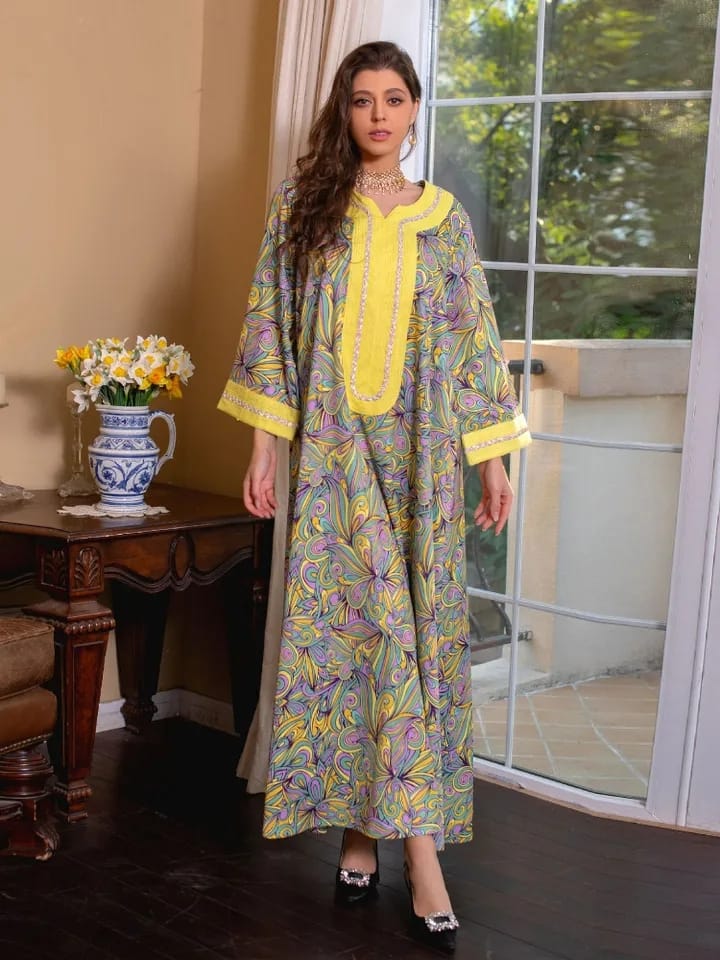 Morocco Kaftan Diamond Muslim Women Abaya India Dresses Wedding Evening Party Dress Elegant Belted Jilbab Abaya Dubai Caftan S4763729 - Tuzzut.com Qatar Online Shopping