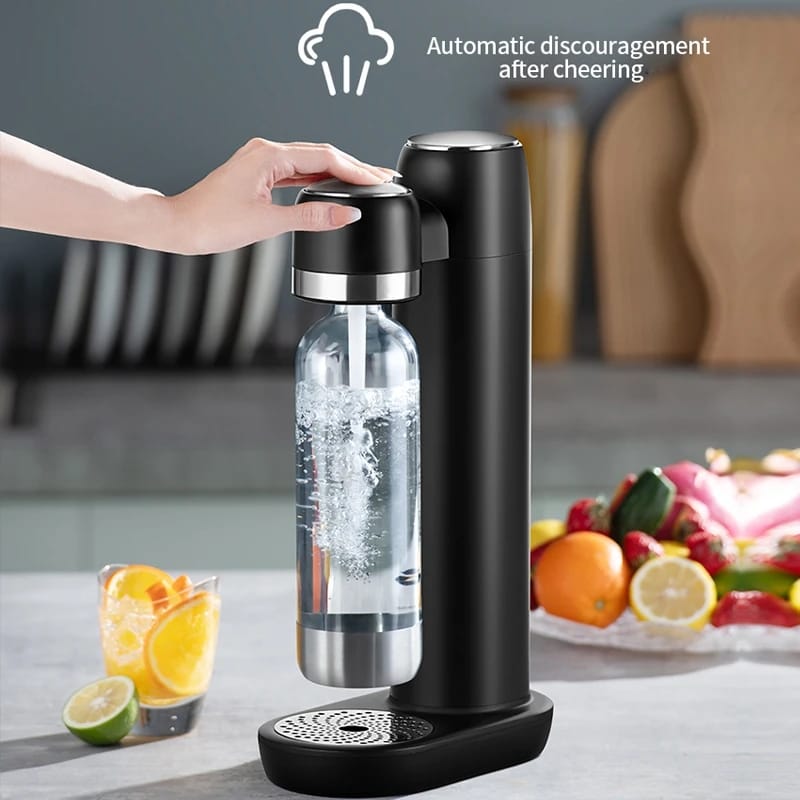 Stainless Steel Drink Mate Carbonated Cold Soda Sparkling Water Maker KT-168 - Tuzzut.com Qatar Online Shopping