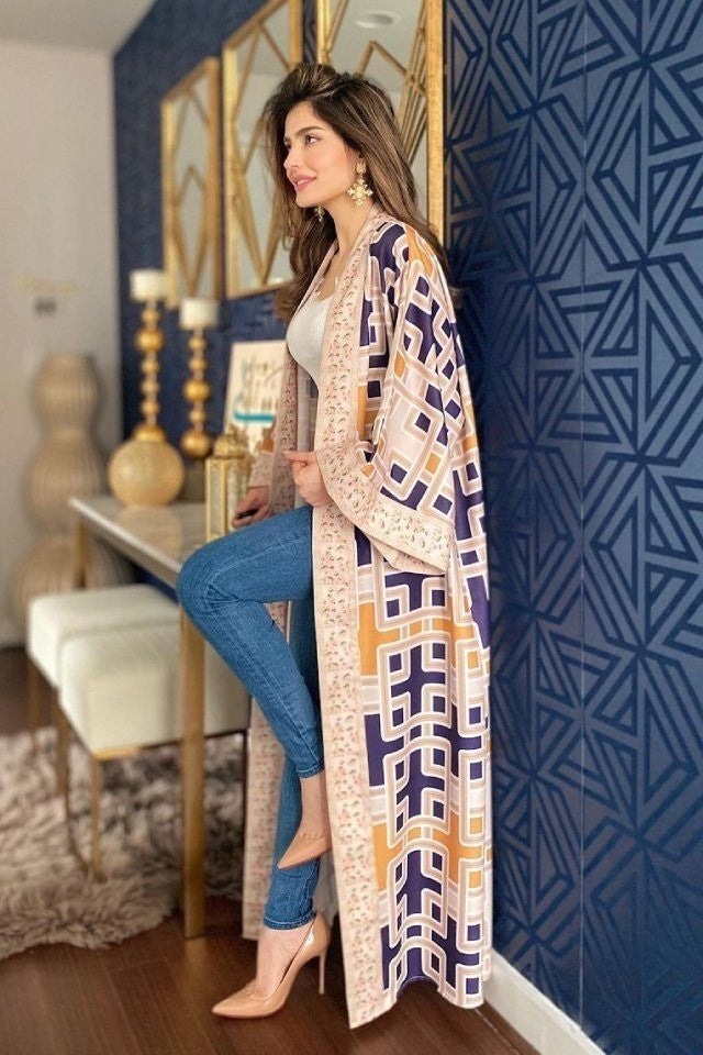 Women's Fashion Caftan Ramadan Dress 070867466 - Tuzzut.com Qatar Online Shopping