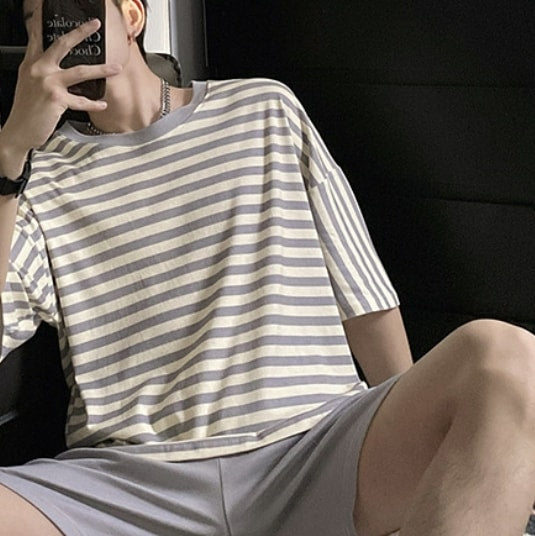 2 Pcs Women 's Short Sleeve Couple Pajamas L 496469 2 Pcs Women 's Short Sleeve Couple Pajamas L 496469