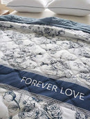 1pc Printed Blanket Suitable For Home Bedroom    534725 - TUZZUT Qatar Online Shopping