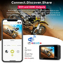 Action Camera Sony Lens 2.0-inch LCD EIS Dual Screen - TUZZUT Qatar Online Shopping