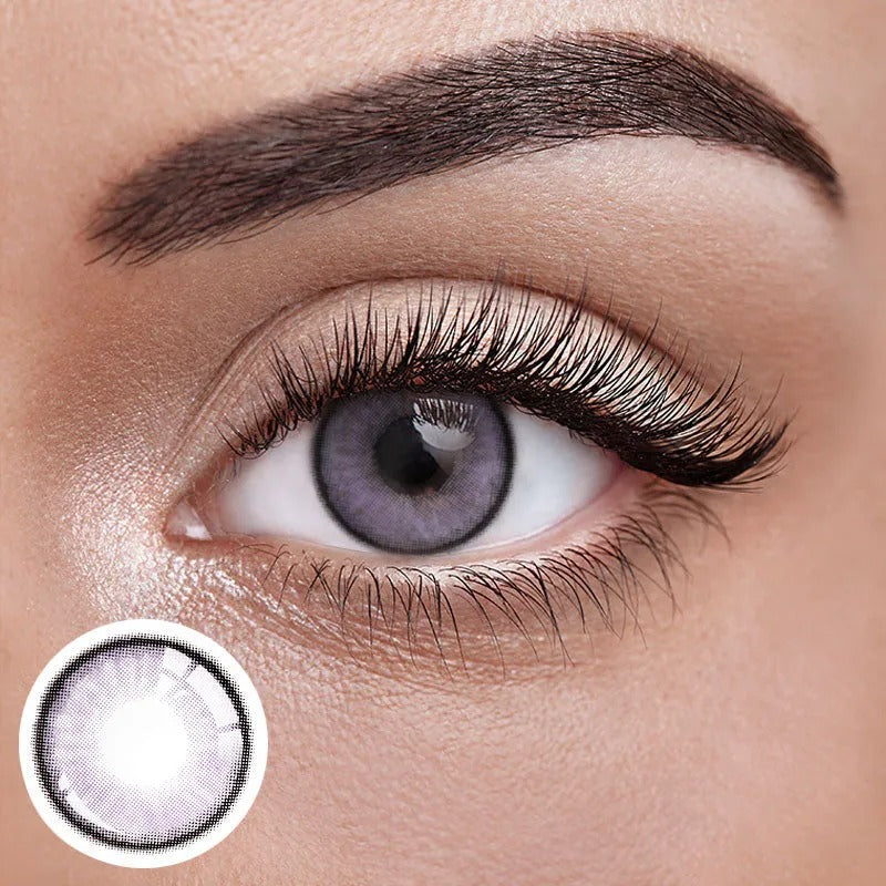 Unibling Iceland Violet Contact Lenses for Eyes (1 Pair) Unibling Iceland Violet Contact Lenses for Eyes (1 Pair)