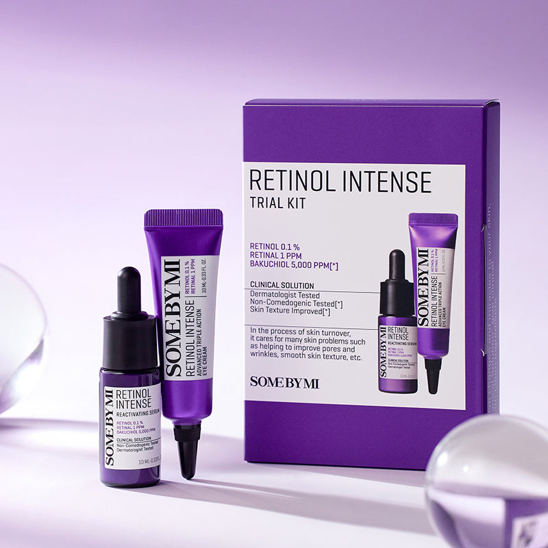 Some By Mi Retinol Intense Trial Kit - (Retinol Intense Serum-10 ml + Retinol Intense Eye Cream-10 ml)