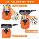 2 In 1 Camping Stove Tent Heater 2000W - TUZZUT Qatar Online Shopping