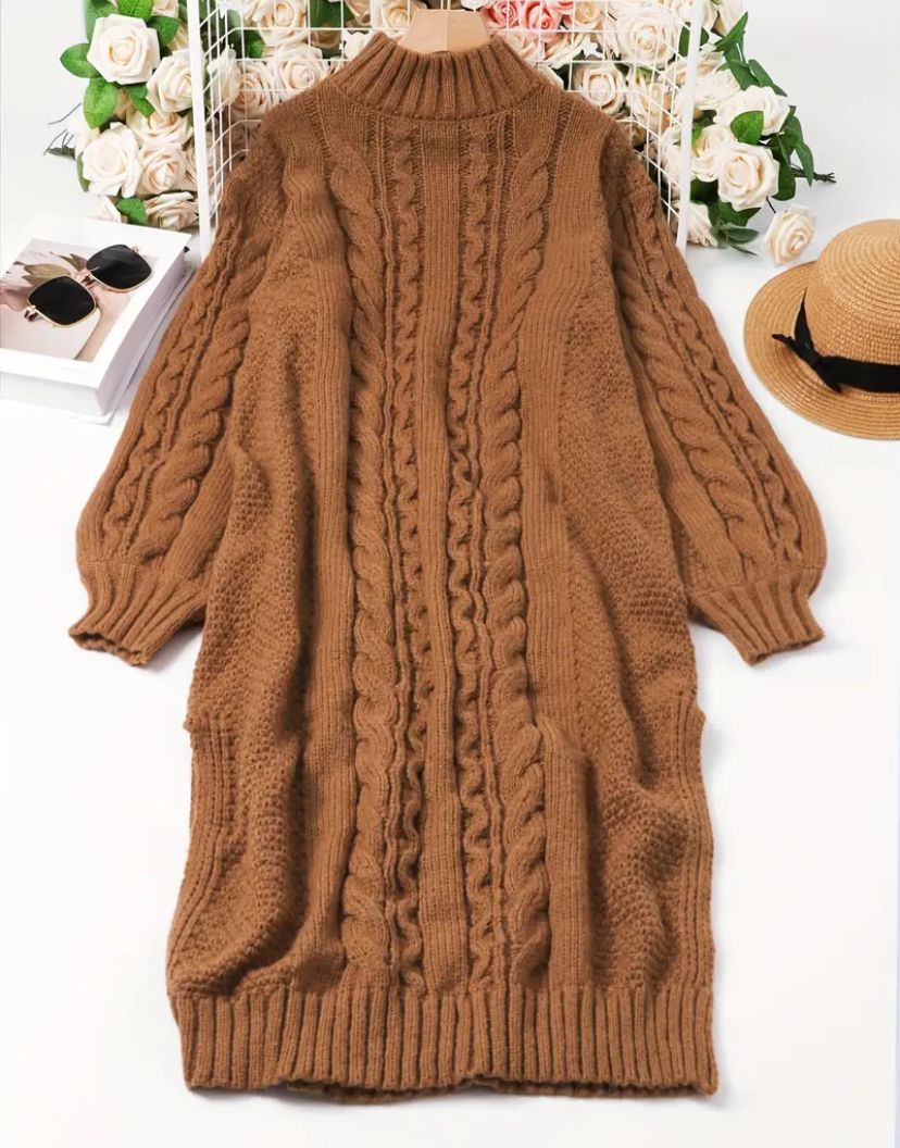 Women Knitting Abayas Dresses 984176 L Women Knitting Abayas Dresses 984176 L