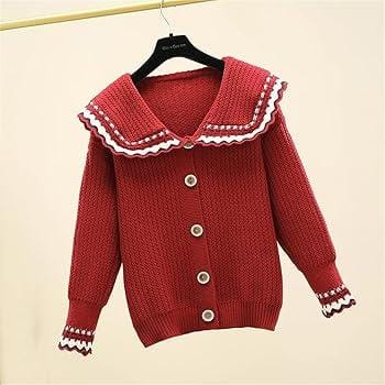 Knitted Cotton Thick Warm Cardigan Winter Sweaters With Skirt 57061 XL Knitted Cotton Thick Warm Cardigan Winter Sweaters With Skirt 57061 XL