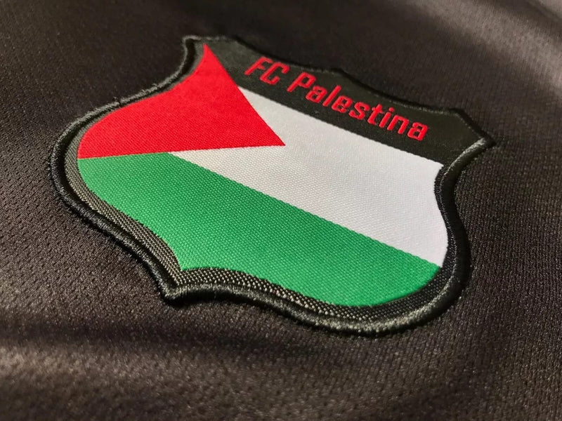 FC Palestine Black Centre Striped Football Jersey  PST10 - TUZZUT Qatar Online Shopping