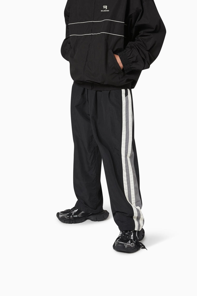 Panelled Leather Low-Top Trainers 58010 - TUZZUT Qatar Online Shopping