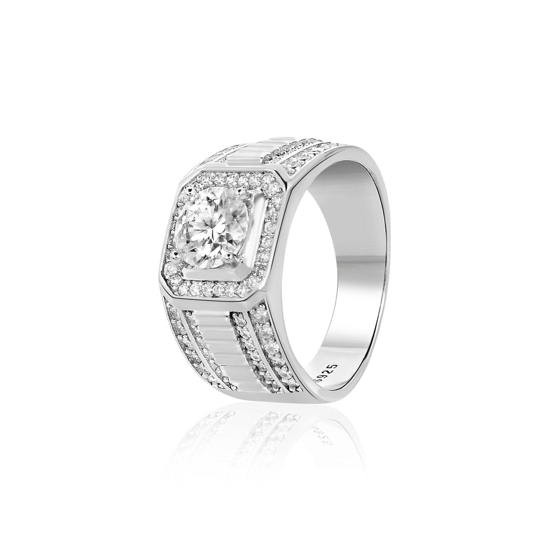 Women Fashion Silver Stone Ring 649731 Women Fashion Silver Stone Ring 649731