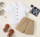 Baby Casual Plain Tee shorts 2piece Set   1461712 - TUZZUT Qatar Online Shopping