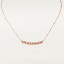 Clash Pendant Necklace Rose Gold DN2032 - TUZZUT Qatar Online Shopping