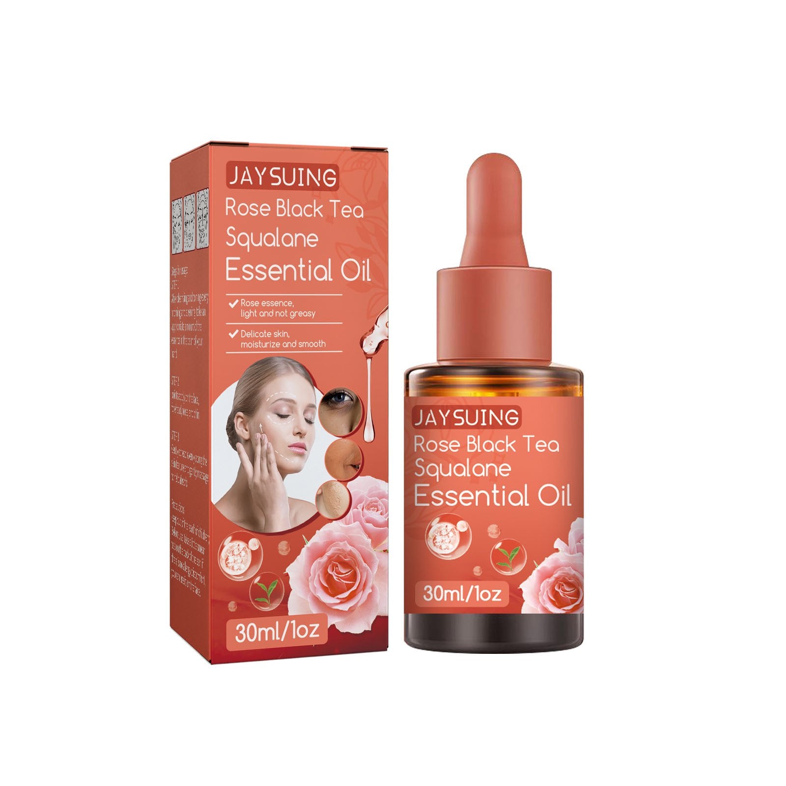 Rose Black Tea Squalane Essential Oil - 30ml Rose Black Tea Squalane Essential Oil - 30ml