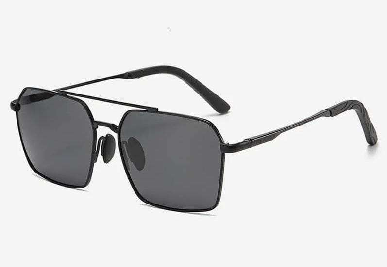 Metallic Full Frame Polarized Sunglasses S3506 - TUZZUT Qatar Online Shopping