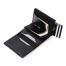 AirTag Wallet - Premium Leather Card Holder RFID Blocking Smart Wallet with AirTag Case - Tuzzut.com Qatar Online Shopping