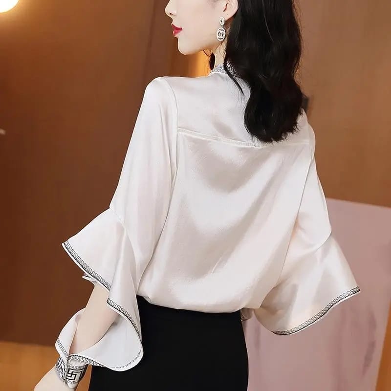 Women Blouse White Shirt Long Sleeve Spring Women's Clothes Embroidered Vintage Blusas Ropa De Mujer S4454323