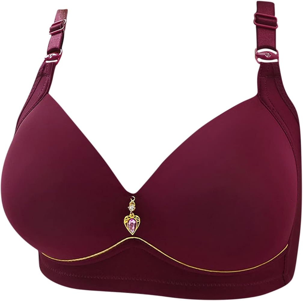 Women's Push Up Underwire Bra Full Coverage Wireless Bras Plus Size Cleavage Soft Padding Lift Up Bralettes 495955 Women's Push Up Underwire Bra Full Coverage Wireless Bras Plus Size Cleavage Soft Padding Lift Up Bralettes 495955