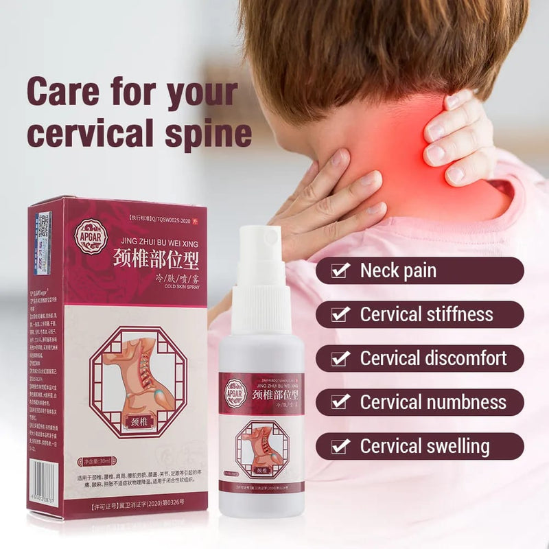 Pain Relief Herbal Sprays -30ml (Neck Cone,Lumber Vertebra,Heel,Knee Joint) - Tuzzut.com Qatar Online Shopping