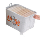 Extra Large Fabric Storage Box for Clothes and Clothing Debris - Large Wardrobe and Drawer Storage Solution - 429450 - TUZZUT Qatar Online Shopping