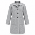 Women’s Button-Front Winter Coat WCM96331 -M