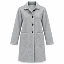 Women’s Button-Front Winter Coat WCM96331 -M
