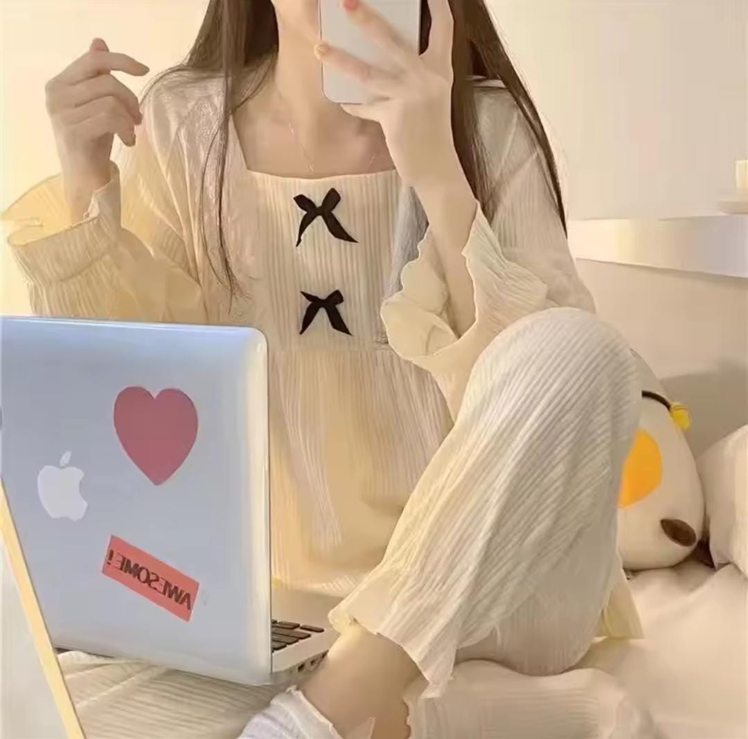 Women Casual Lace Trim Sleepwear Set 1548788 Women Casual Lace Trim Sleepwear Set 1548788