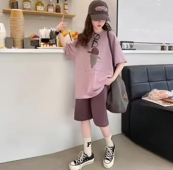 | Casual T-Shirt Children's Short Sleeve For Girls 595741 | Casual T-Shirt Children's Short Sleeve For Girls 595741