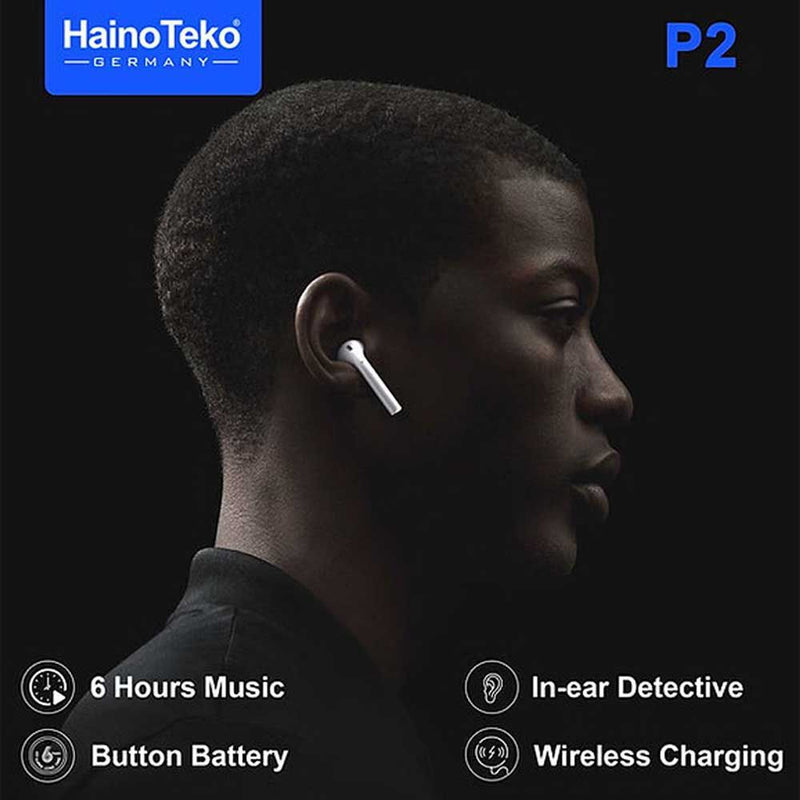 HainoTeko P2 Bluetooth Airpods E33654 - TUZZUT Qatar Online Shopping