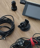 3 in 1 Driving Recorder Car Dashboard Front, Inside and Rear 1080P - 55825 - TUZZUT Qatar Online Shopping