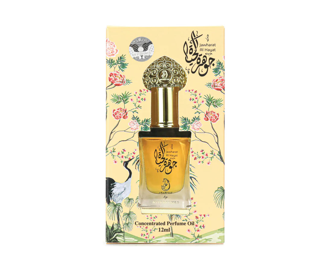 Jawharat Al Hayat Concentrated Perfume Oil 12ml By Arabiyath Jawharat Al Hayat Concentrated Perfume Oil 12ml By Arabiyath