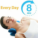 Expertomind Neck Relaxer | Cervical Pillow for Neck & Shoulder Pain | Chiropractic Acupressure Manual Massage | Recommended by Orthopaedics, Blue - Tuzzut.com Qatar Online Shopping