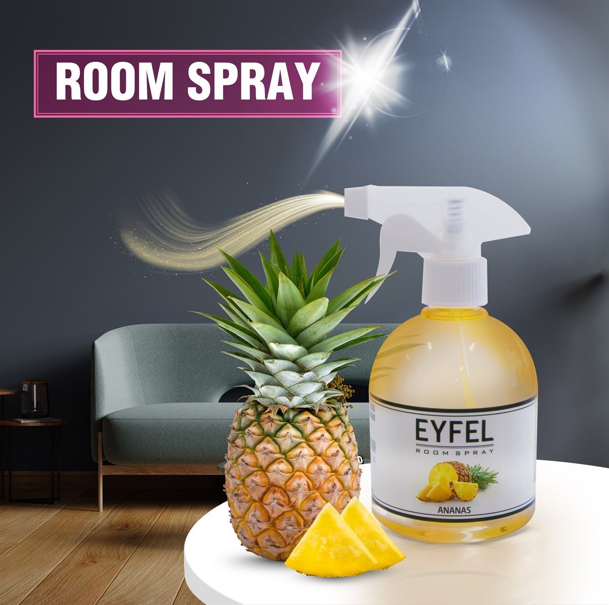 EYFEL Pineapple Room Spray 500ml EYFEL Pineapple Room Spray 500ml