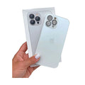 iPhone 13 Pro AG Glass Case, with Glasses on Cameras