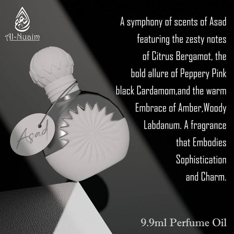 Al Nuaim Asad 9.9ml Attar Roll-On Perfumed Oil