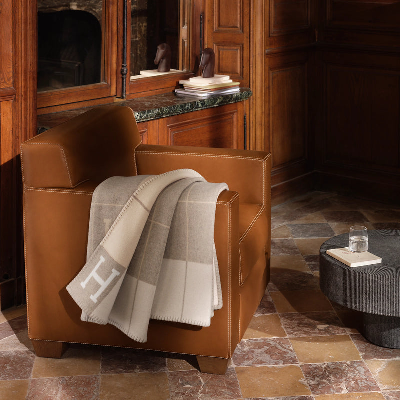 Wool Cashmere Avalon Blanket BL1001 - TUZZUT Qatar Online Shopping