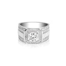 Women Fashion Silver Stone Ring 649731 - TUZZUT Qatar Online Shopping