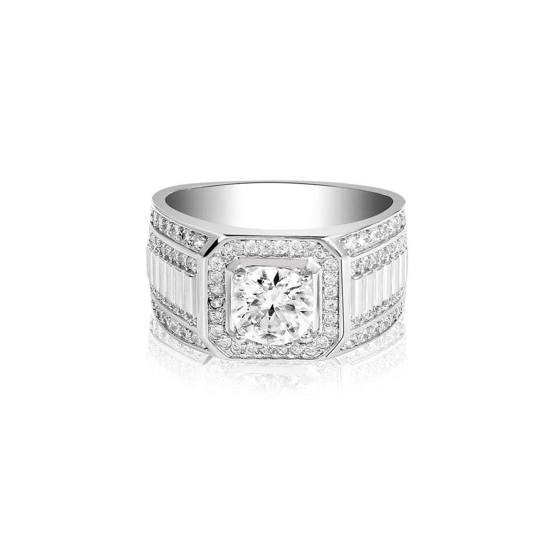 Women Fashion Silver Stone Ring 649731 Women Fashion Silver Stone Ring 649731