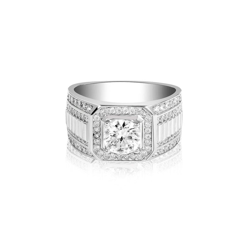 Women Fashion Silver Stone Ring 649731 - TUZZUT Qatar Online Shopping