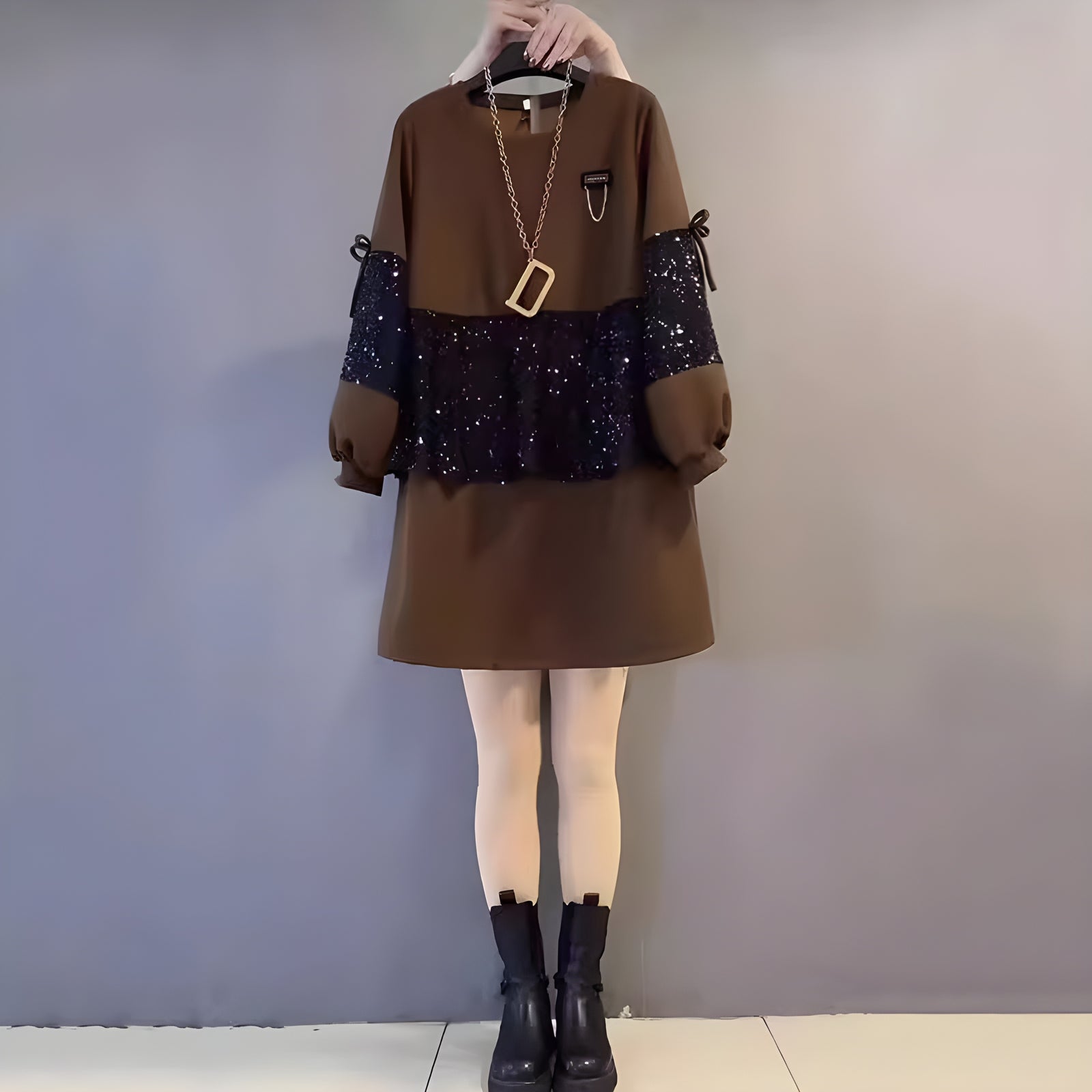 Women's Long Sleeve Sweatshirt Dress 2XL 459984 Women's Long Sleeve Sweatshirt Dress 2XL 459984