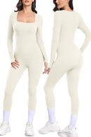 Women's Yoga Long Sleeve Jumpsuit   B-236940 - TUZZUT Qatar Online Shopping