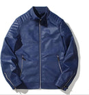 Men's Faux Leather Plus Size Lapel Collar Jacket S8912491 - TUZZUT Qatar Online Shopping