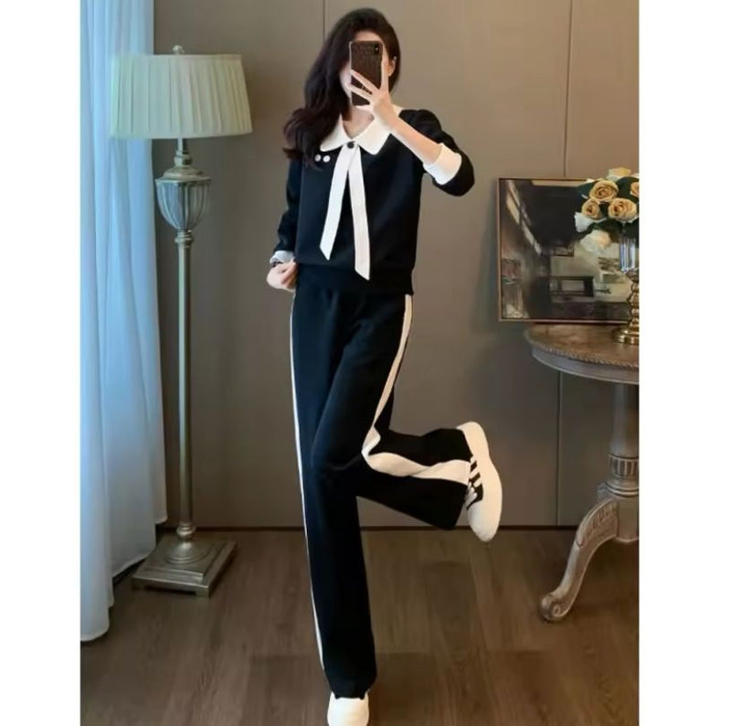 Fashion Women Tracksuit  Pants Two Piece Sets 485915 M - TUZZUT Qatar Online Shopping