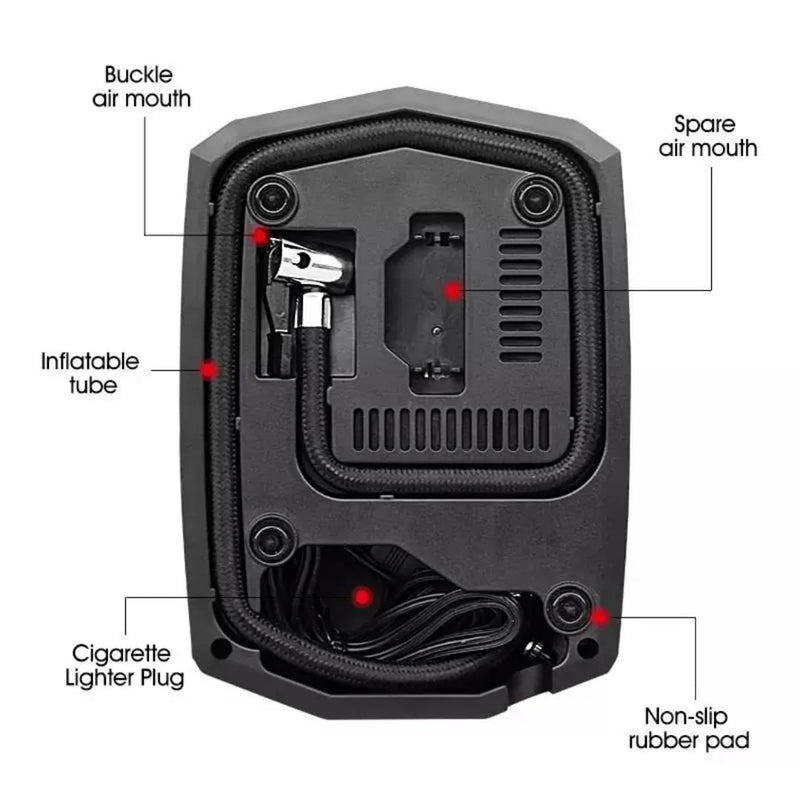 LICHEERS Digital Inflator Air Compressor Pump  S1548729 - TUZZUT Qatar Online Shopping