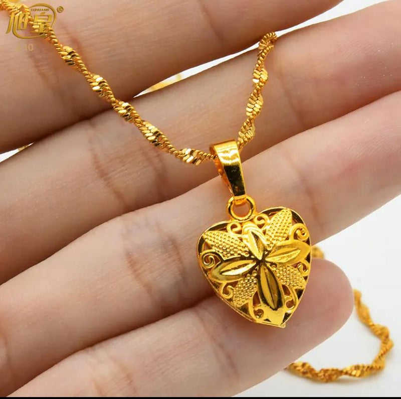 Gold Pawnable Gold Original Necklace for Women S4851270 - Tuzzut.com Qatar Online Shopping