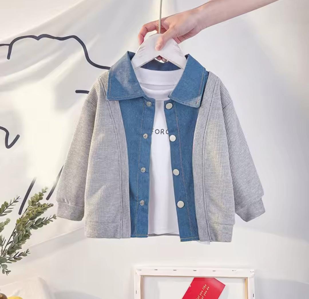 Children'S Fashion Denim Jacket 1714961 Children'S Fashion Denim Jacket 1714961
