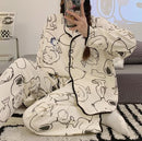 Women's Two-Piece Short Sleeves Homewear Set   588985 - TUZZUT Qatar Online Shopping