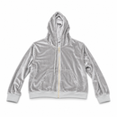 Women’s Silver Grey Velour Hoodie & Jogger Set - 2XL