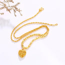 Women'S Fashion Copper Gilded Love Pendant Ladies  Heart Necklace S4858020 - Tuzzut.com Qatar Online Shopping