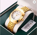 Diamond-Studded Egg-Shaped Classic Watch D43